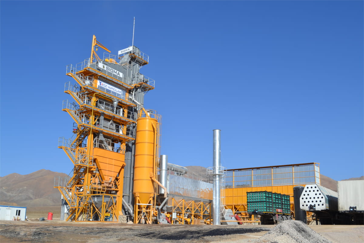 240 t/h Sigma asphalt plant in Bingol / Turkiye