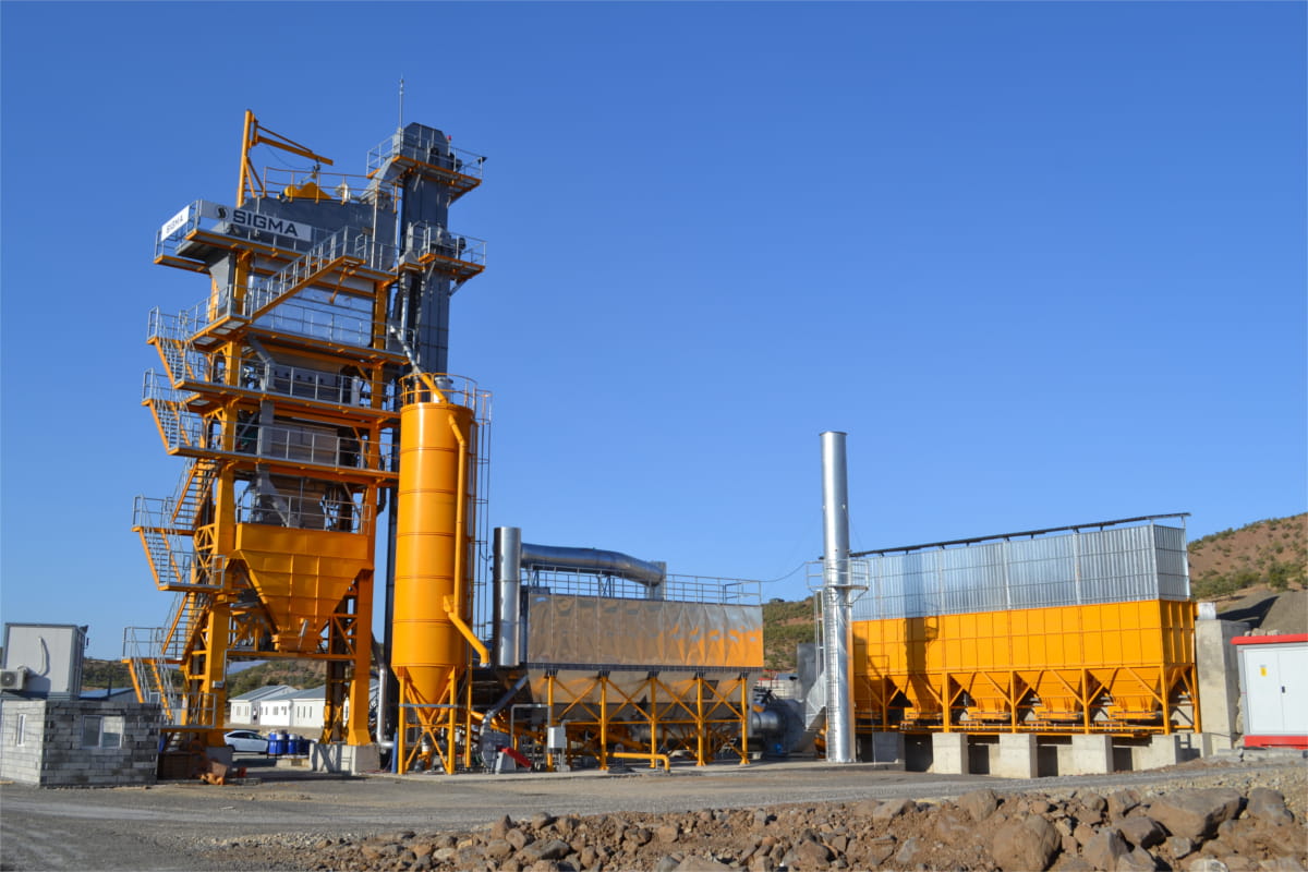 240 t/h Sigma asphalt plant in Bingol / Turkiye