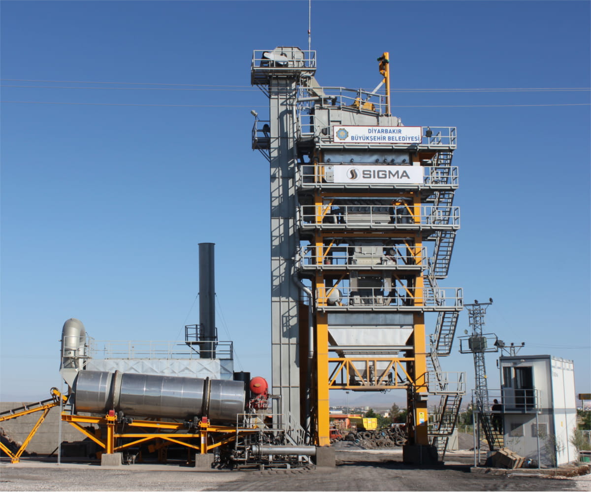 160 t/h Sigma asphalt plant in Diyarbakir / Turkiye