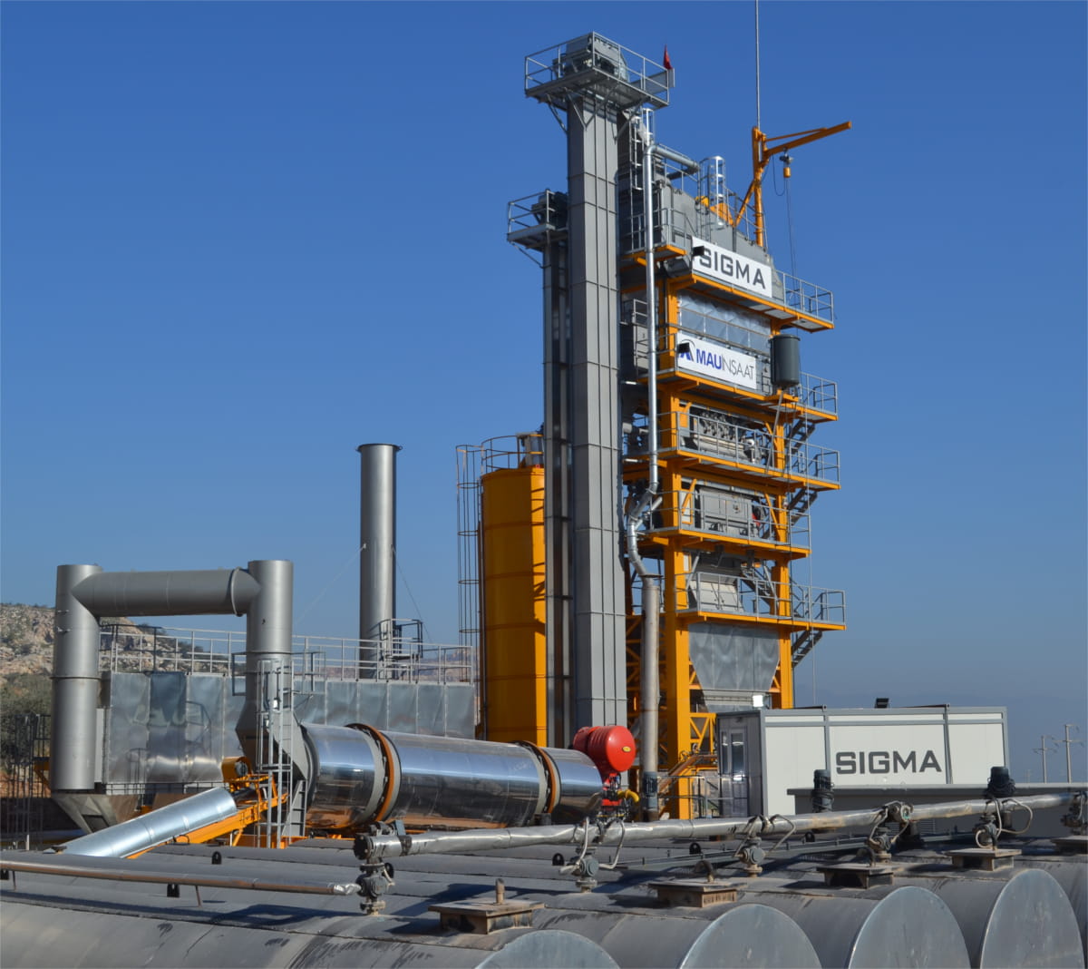 240 t/h Sigma asphalt plant in Izmir / Turkiye