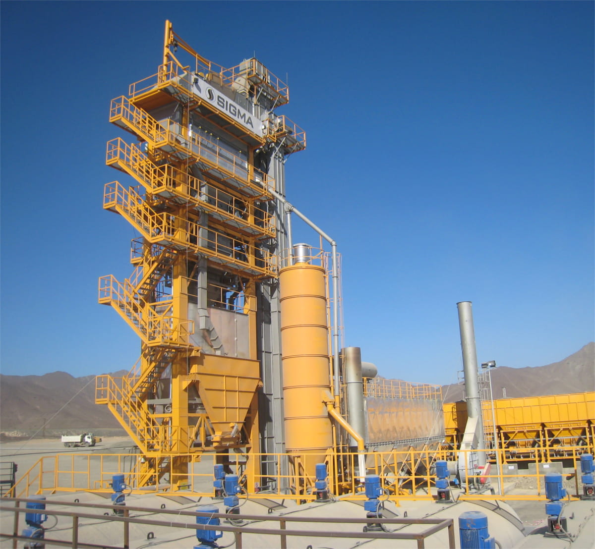 240 t/h Sigma asphalt plant in Oman